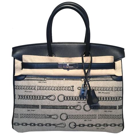 Limited Edition Hermes Toile de Camp Dechainee Canvas Birkin 